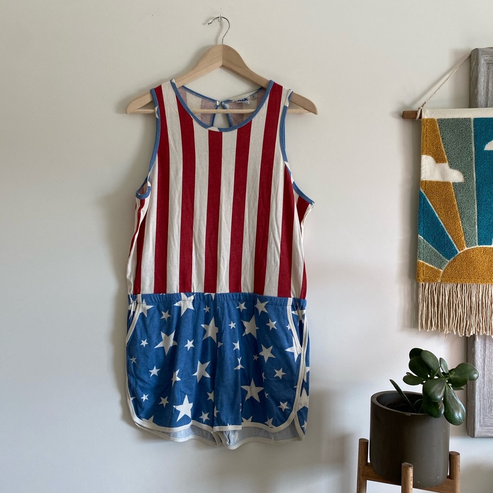 Junk Food | American Flag Romper